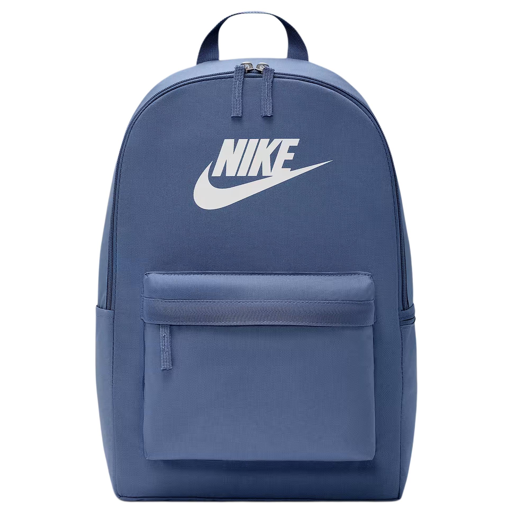 Nike Heritage 21L Lightweight Stylish Sports Fabric Backpack Unisex Backpack World-Indigo White DC4244-499 World Indigo & White