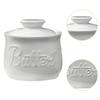 Butter Crock Keeper Easy to Clean for Counter Large Capacity Container Porcelain Hotels