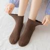Summer Cute Lace Ankle Cotton Colorful Casual Sports Summer Ribbed [Yazon] Women's Socks, Socks, Mesh, 6-Pair Set, Socks, Stylish, Socks, Socks,
