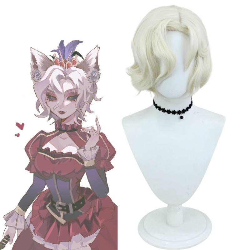 Stunning Red Lady Cosplay Short Wig For Identity V Fans Versatile And Stylish