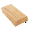 90 Degree Fret Beveling File with Arc Radius Wooden Base Fret End Dressing File for Guitar Bass Ukul