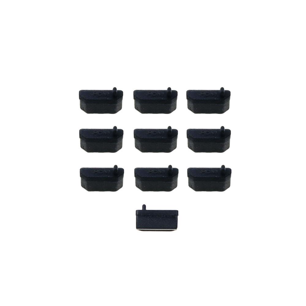 

Silicone World 10PCS Silicone Dust Plug Cover Stopper Universal Dustproof USB Port HDMI Interface Cover For LaptopPC Accessories чёрный