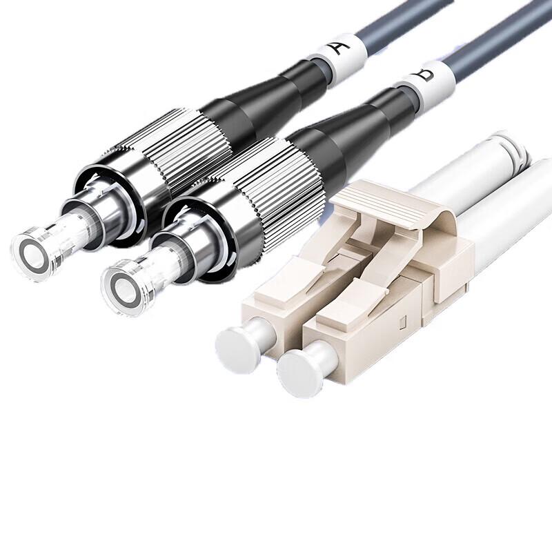 

SAMZHE LC-FC OM4 Armored Duplex Fiber Optic Patch Cord