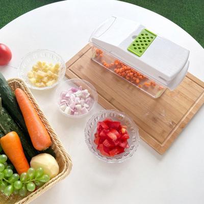 Household Vegetable Vegetable Shredder Multifunctional Potato Slicer Convenient Food Cutter with Collection Box