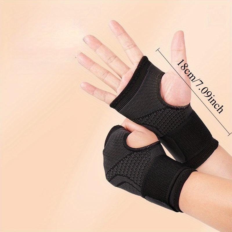 1PAIR Sports Strap Palm Guard Outdoor Sports Weightlifting Fitness Wrap Wrist Elastic Pressurized Strap Palm Guard
