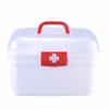 Portable Multi-layer Plastic First Aid Kit with Logo Printing Option
