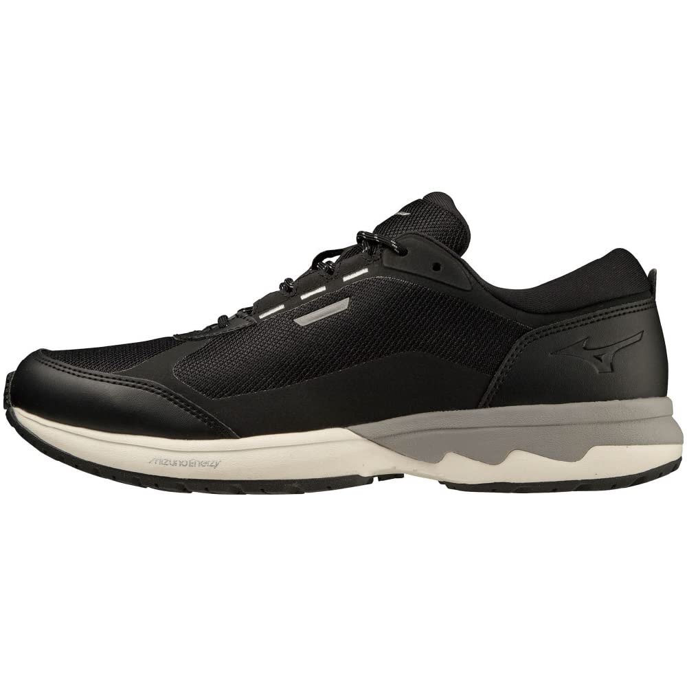 Mizuno WAVE CrossE Energy Walking Wide Casual Size 3E XE-1 Shoes, Lightweight, Fit, Sneakers, Black, 22.5 cm,