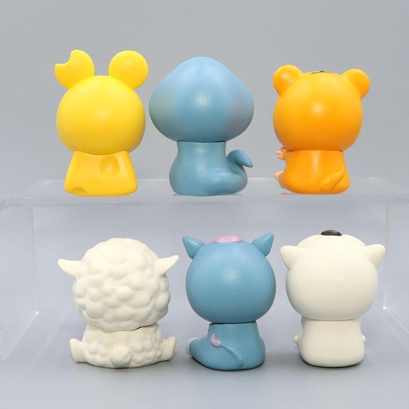 Adorable Pvc Anime Cartoon Crayon Shin-chan Animal Figurines Set Of 12