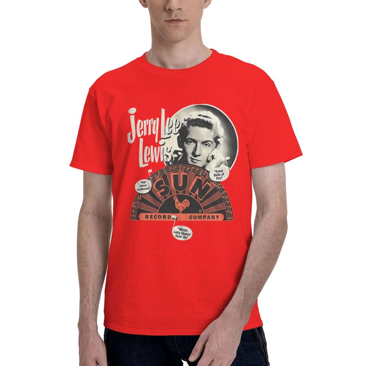 

Jerry Lee Lewis 100 Cotton Casual Breathable Confortable Clothes Mens TShirts Men Clothes S