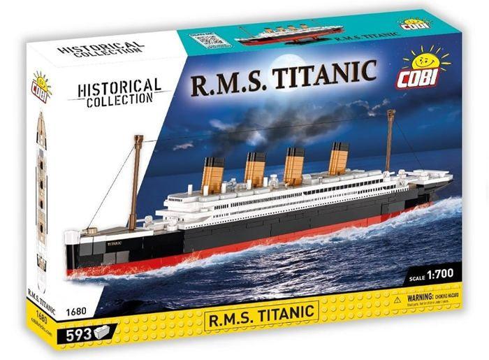 Stavebnice - COBI - R.M.S. Titanic - Vícebarevný - K sestavení - Od 8 let