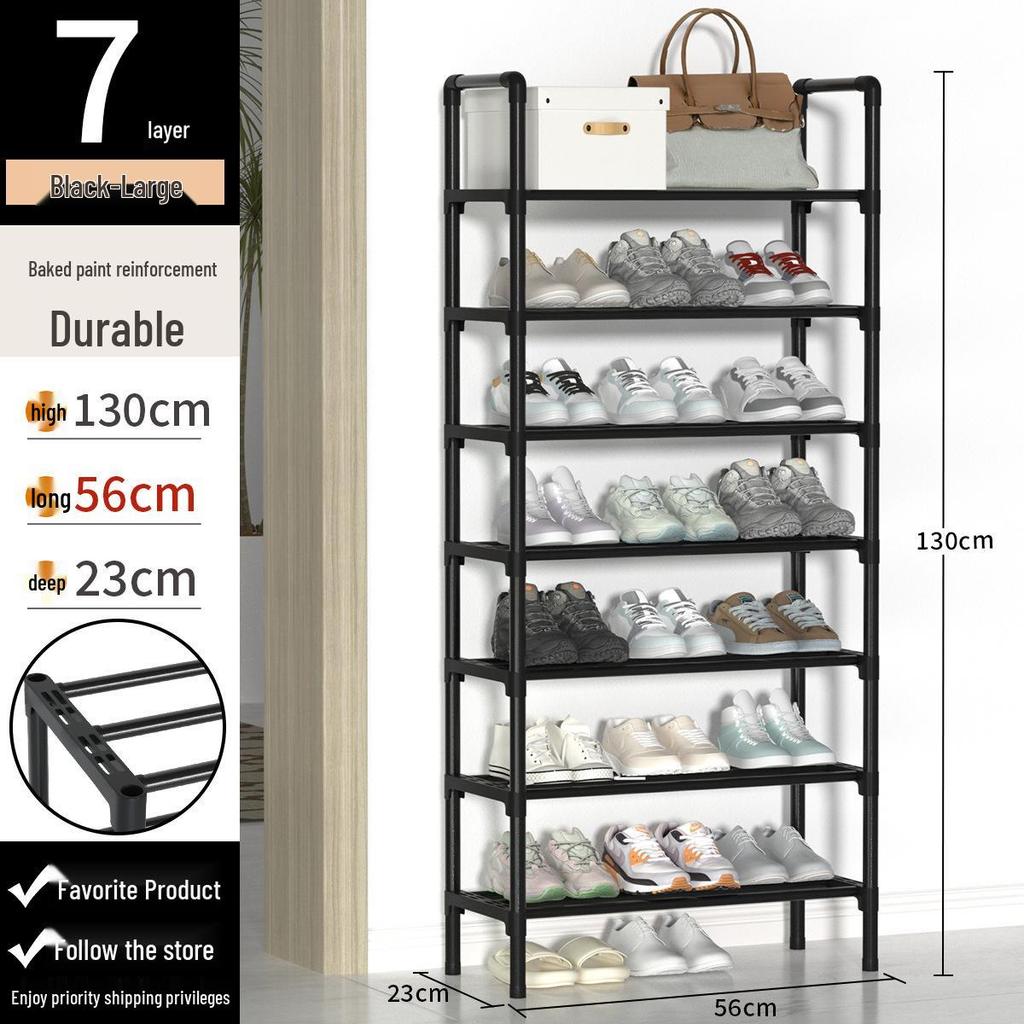 Multi-Tier Shoe Rack: Simple, Economical Storage Cabinet for Dormitory and Entryway