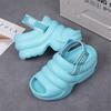 Fashion Plateforme Large Size Women Aqua Shoes Slippers Black Women's Sandals Flip Flops Sneakers Sports Industrial Sewing Shuse
