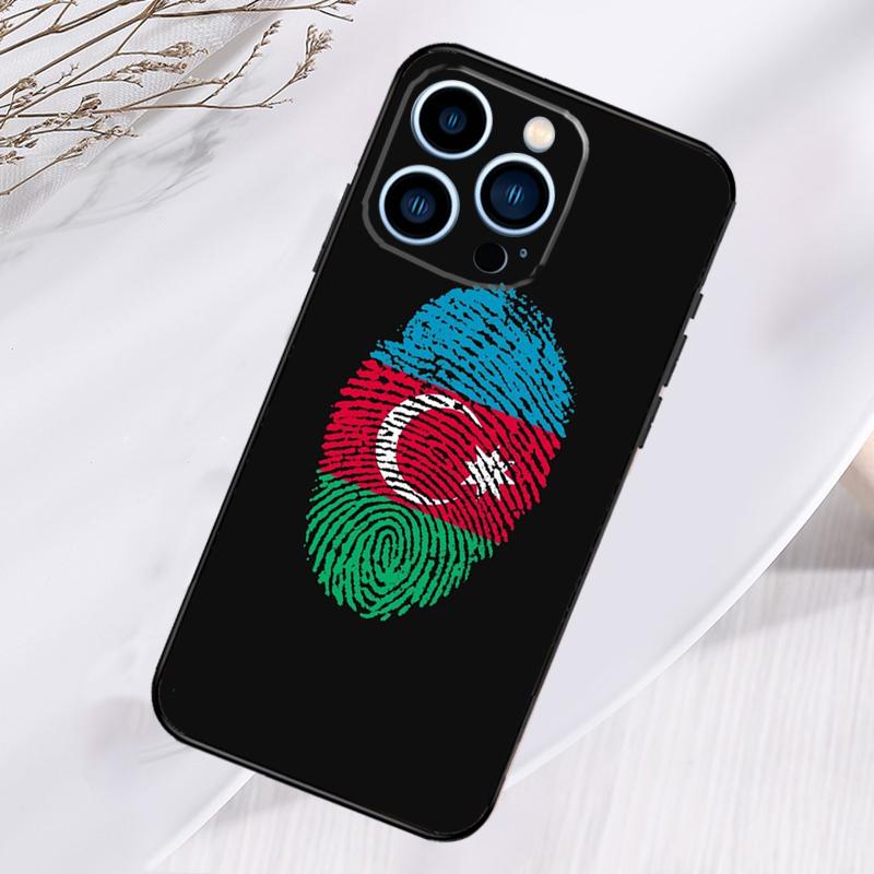 Azerbaijan Flag Phone Case For iPhone 17 Pro Max 16 15 13 12 11 14 Pro Max Plus 13 12 Mini 16e 17 Air Cover