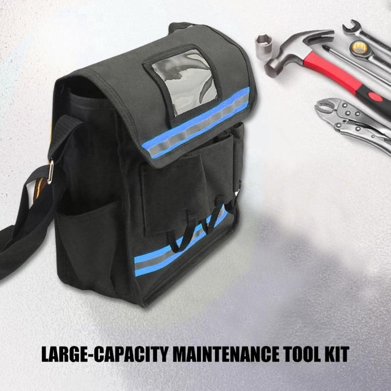 Borsa Portautensili Impermeabile Custodia Robusta Borse da Lavoro Utility a Spalla Organizer Multiuso per Stoccaggio Borse per Cacciavite