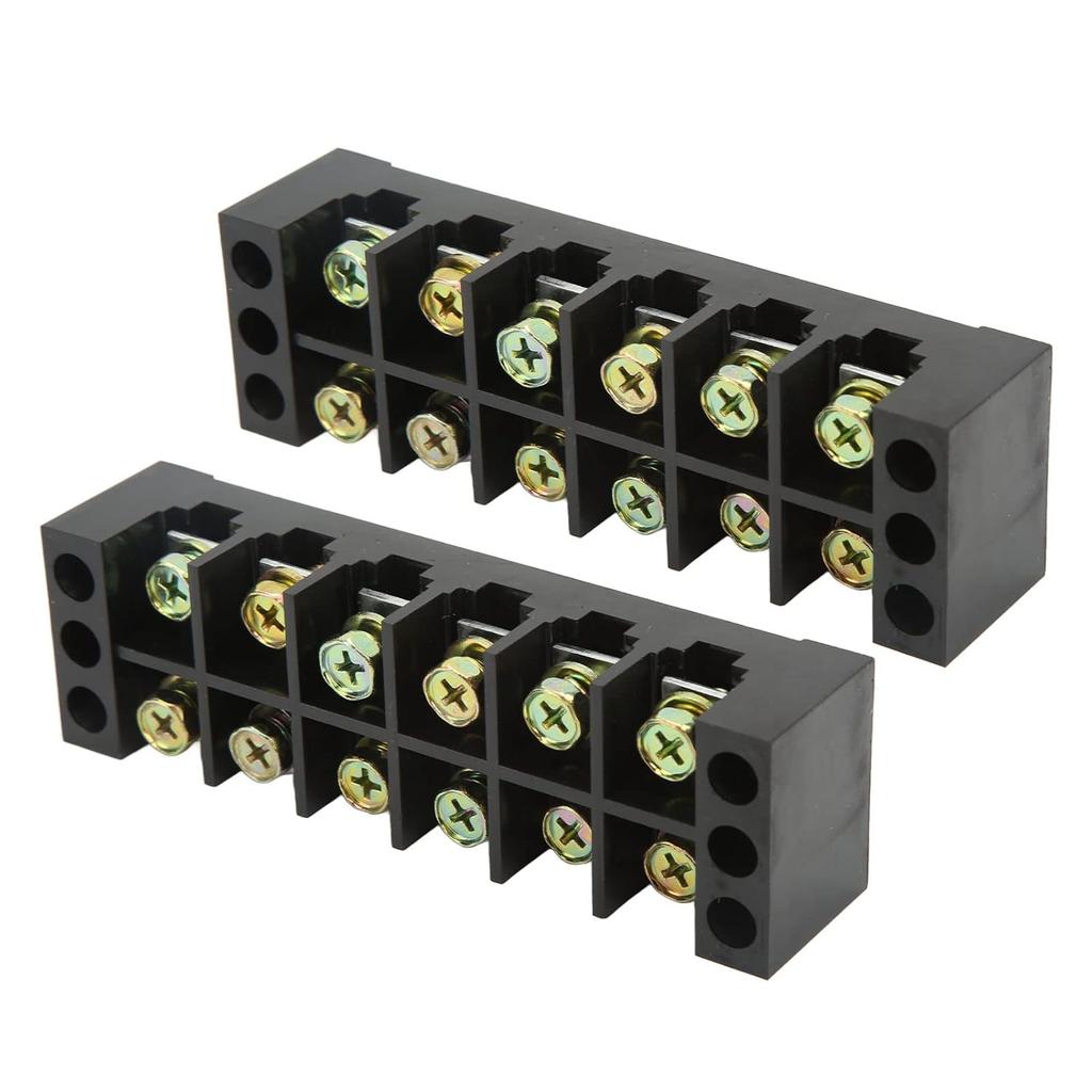 Terminal Strip Block 600V 60A High Voltage Electrical Connector Industrial Grade Wiring for Safe and Reliable Connections Heavy Duty High Current