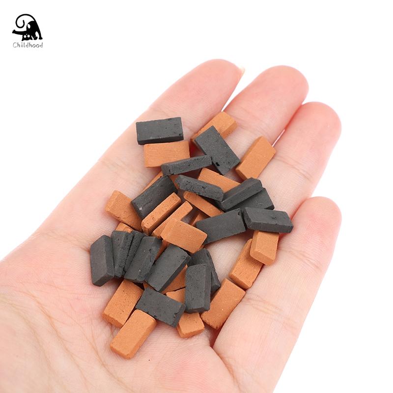 50Pcs Sand Table Simulation Brick Diy Building Scenery Portable Miniature Durable Kids Decorative Toy Landscape Modelling