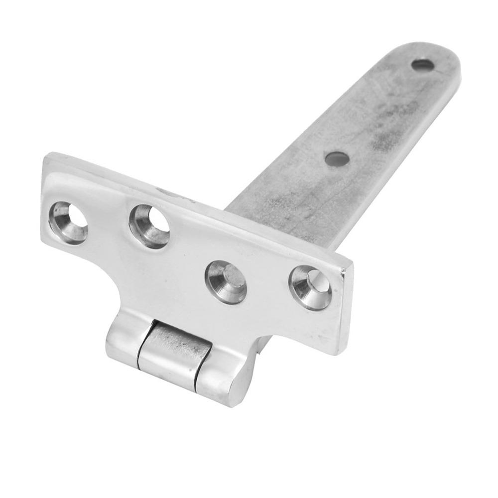2 PCS 6x3 Inch Strap Hinge 316 Stainless Steel Boat Hatch Hinge T Hinge for Boats and Doors