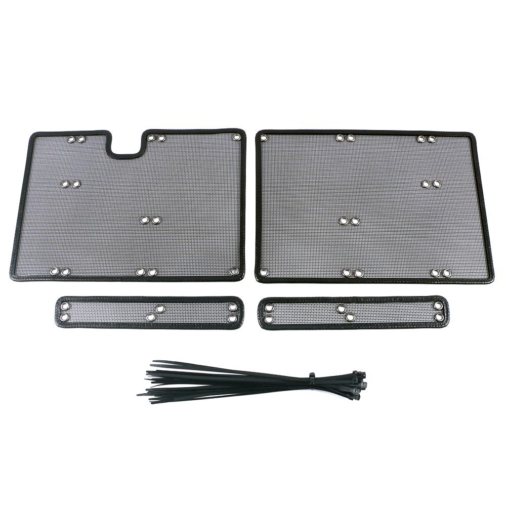 

Для GWM Tank 300 2024 2024 Передняя решетка сетка от насекомых радиатор конденсатор защитный чехол анти-насекомое песок сетка из нержавеющей стали чёрный