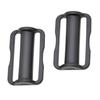 2pcs Diving Webbing Keeper 52mm Plastic Steel Diving Belt Slide Stopper for Back Plate