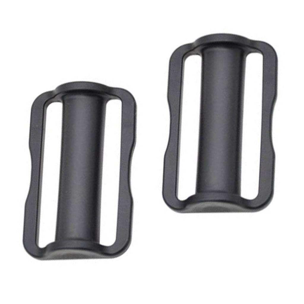 2pcs Diving Webbing Keeper 52mm Plastic Steel Diving Belt Slide Stopper for Back Plate