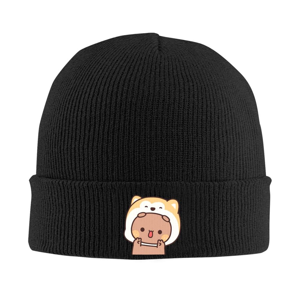 Bear and Panda Bubu Dudu  Warm Knitted Cap Winter Knit Bonnet Hat Skullies Beanies Hip Hop Caps for Unisex