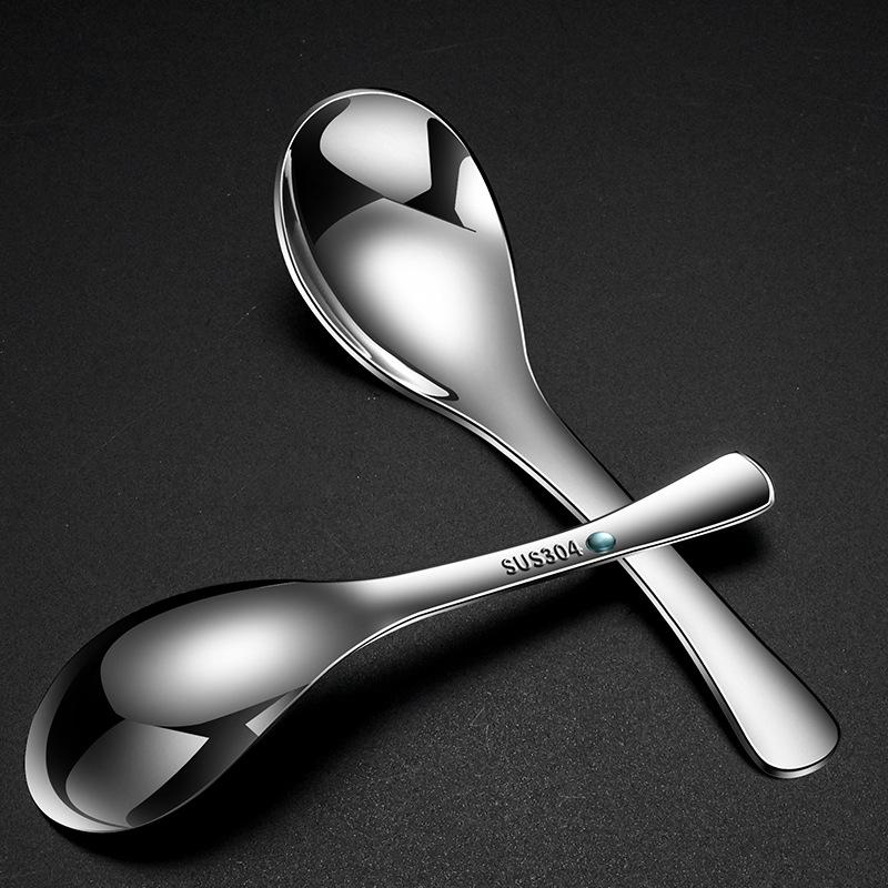 Spoon Home Creative Cute Stainless Steel Spoon Children Dining Kitchen Utensils Home Furnishings