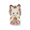 Sylvanian Families Chocolate Rabbit Family Anniversary Set Dollhouse Toy for Ages 3 and Up