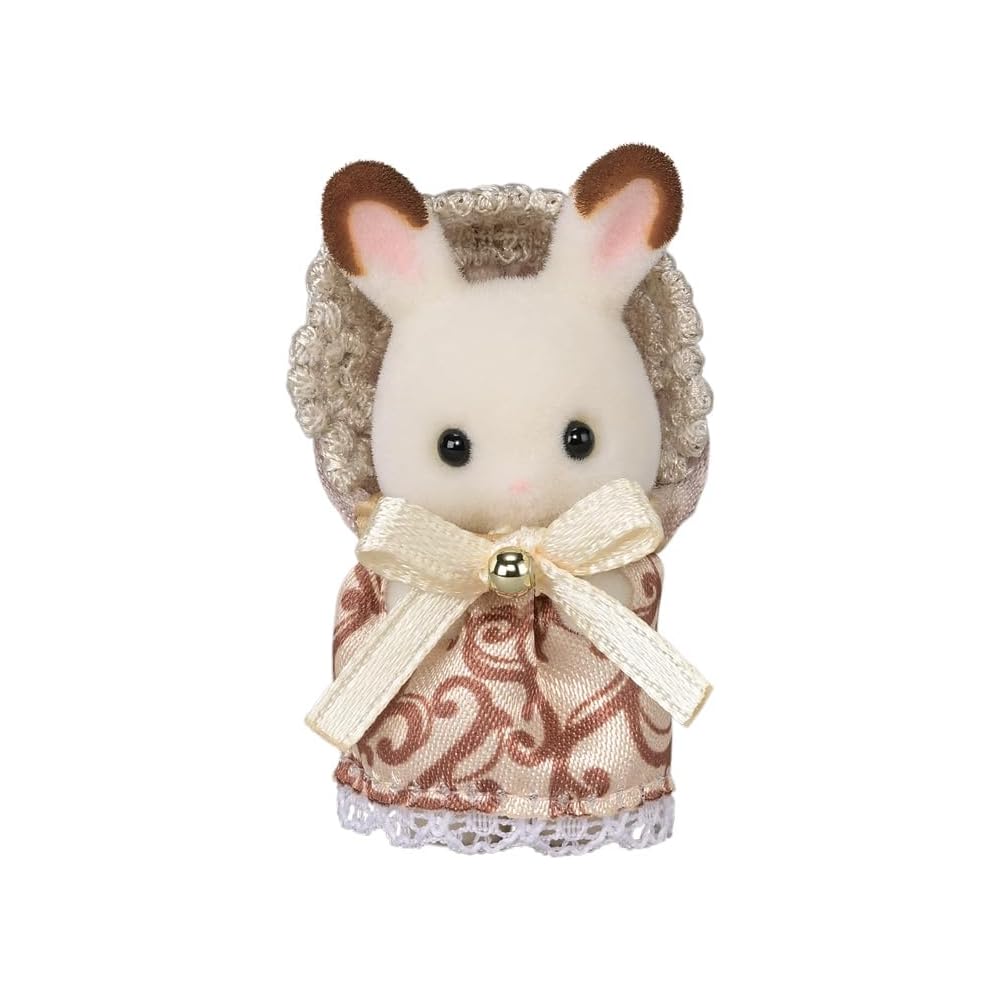 Sylvanian Families Chocolate Rabbit Family Anniversary Set Dollhouse Toy for Ages 3 and Up