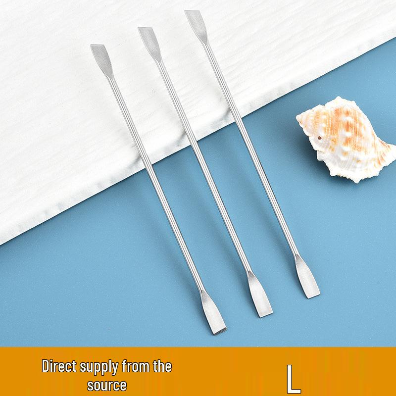 Stainless Steel Double-Headed Nail Pusher & Dead Skin Remover Tool for Manicure and Beauty Salon