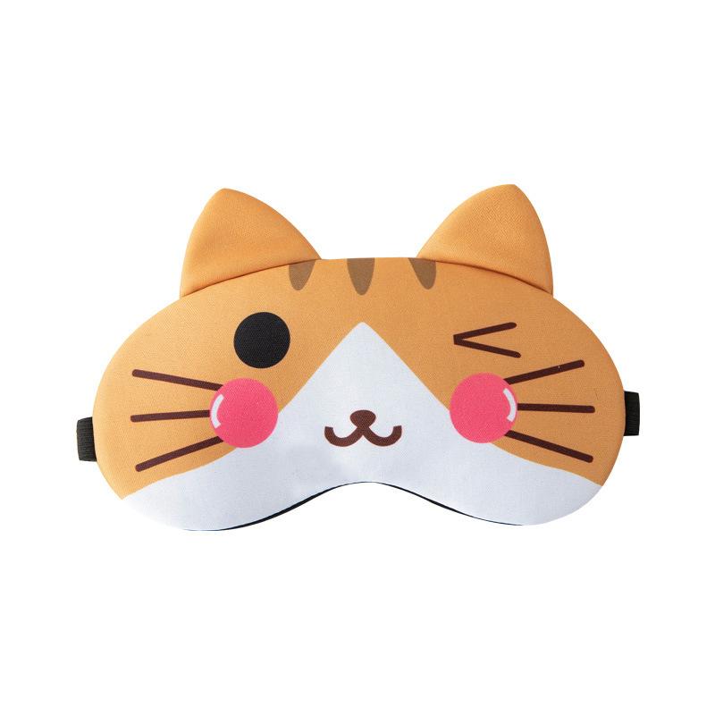 Anime Sleeping Eye Mask Søt Blindfold Eye Cover Mask Eyepatch Reise Hjem Øyne Slapp av Maske Øyenskygge