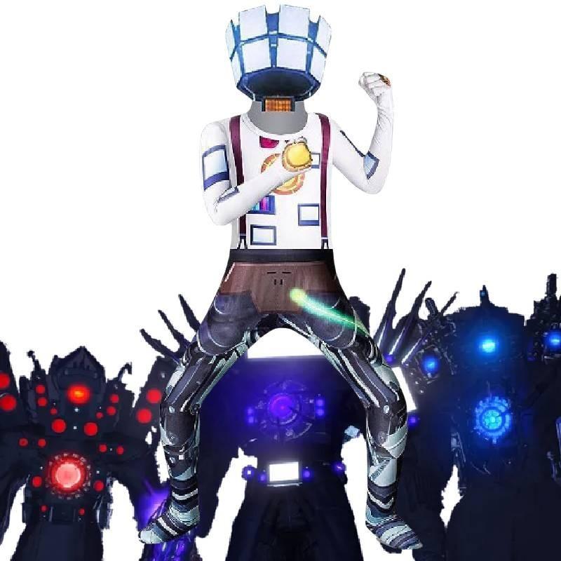 Хелловін Туалетний Чоловік Проти. Комбінезон Чоловік-спостерігач Крос-овер Гаряча Новинка Молочний Шовк Поліестер Спандекс Весна 2023