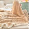 Thickened Double-Layer Taffy Lambswool Nap & Sofa Blanket
