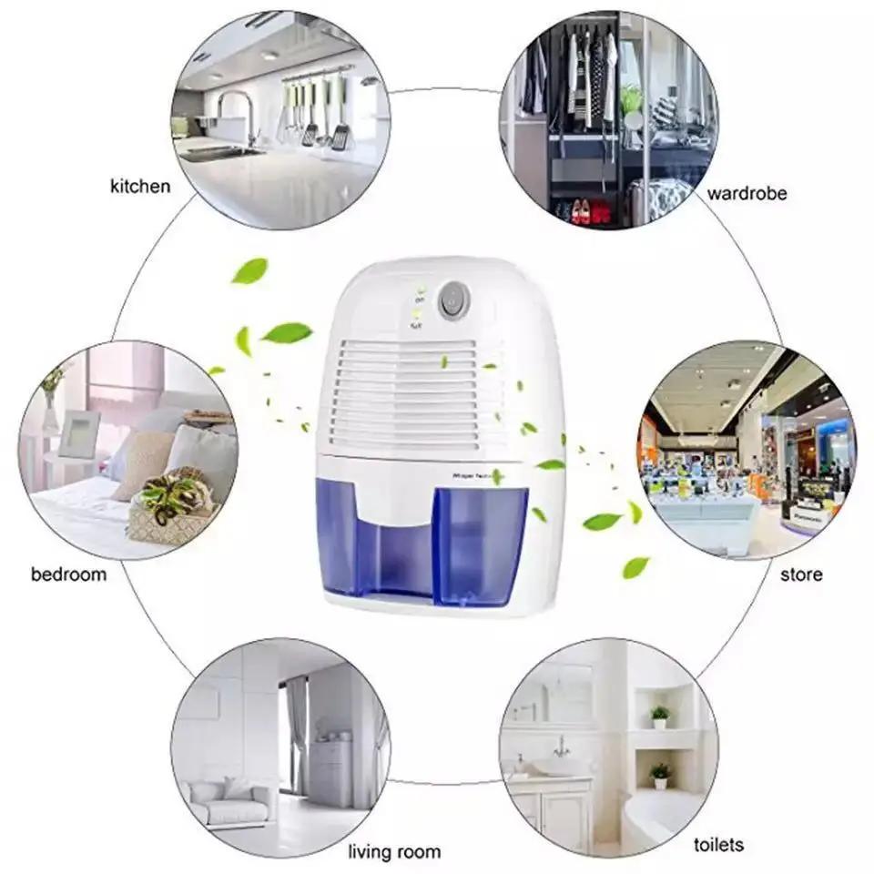500ml Dehumidifier Mini Portable Home Officce Air Dryer Desiccant Moisture Absorber Low Noise Cabinet Dehumidifier