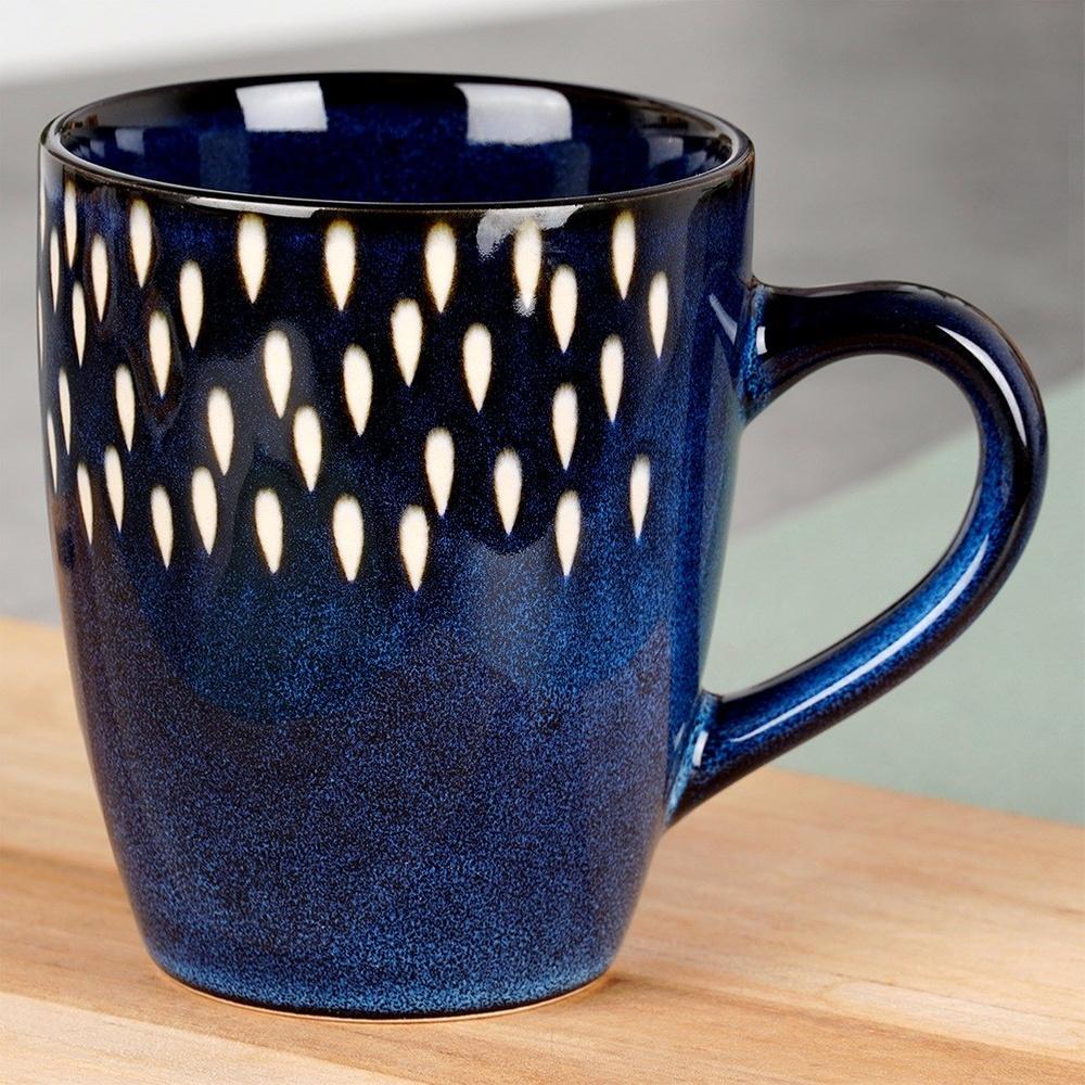 Navy Blue Mug for Hot and Cold Drinks for Coffee, Tea, Herbs, Beverages
