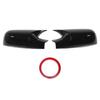 Door Mirror Cover 963740075R Glossy Black Exterior Outside Wing Mirror Cover for Fluence 2009 To 2015