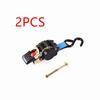1PC/2PCS/3PCS A Single Hook Motorcycle Auto Retractable Ratchet Tie Down Starp Transport Fixing Belt