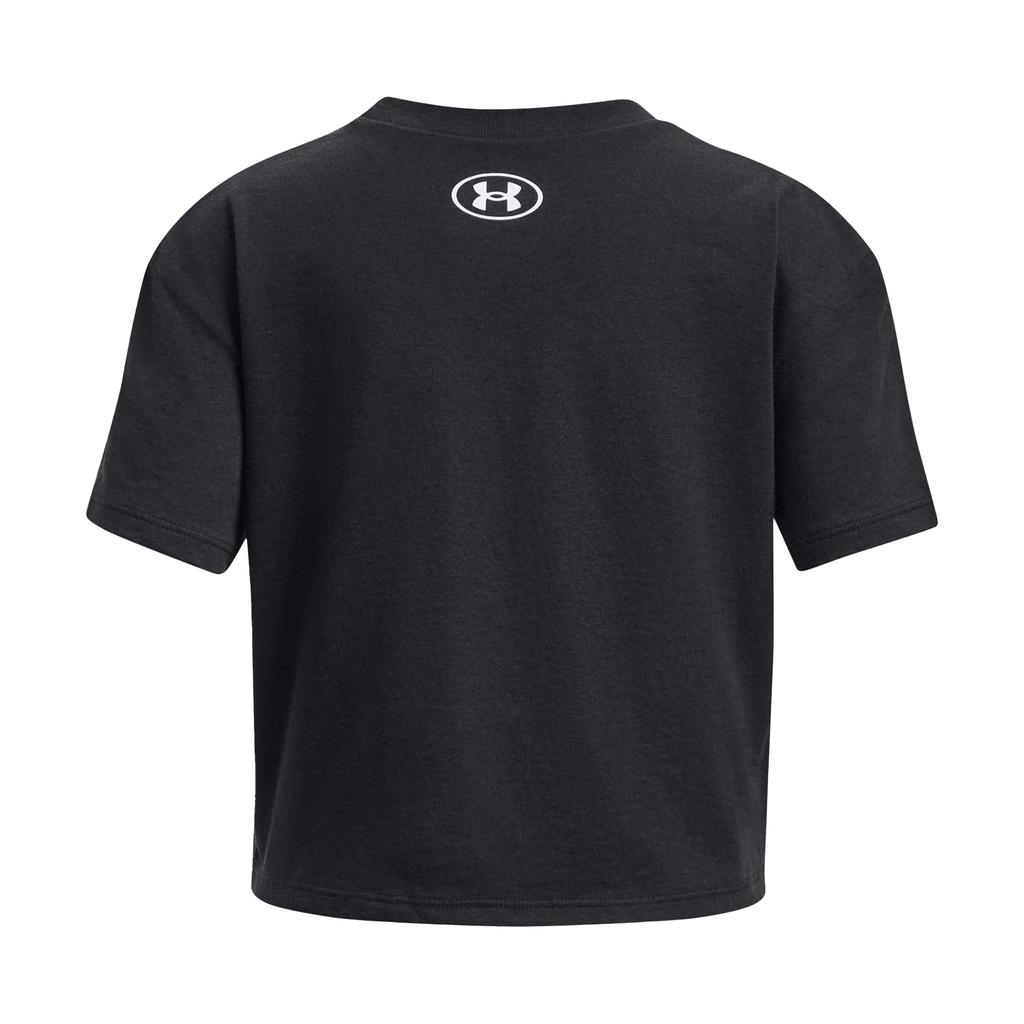 Under Armour Childrens/Kids Sportstyle Crop Logo Short-Sleeved T-Shirt