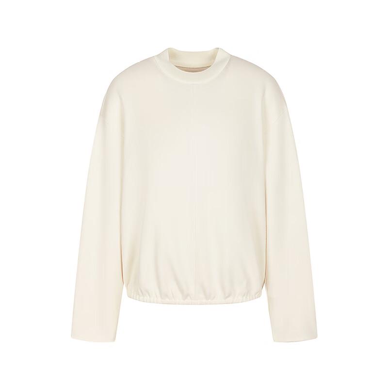 LESS 2026 Spring Stand-Collar Pullover Sweatshirt