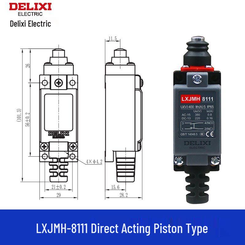 DELIXI LXJM S8108 Roller Limit Switch Replacement for LXJM1