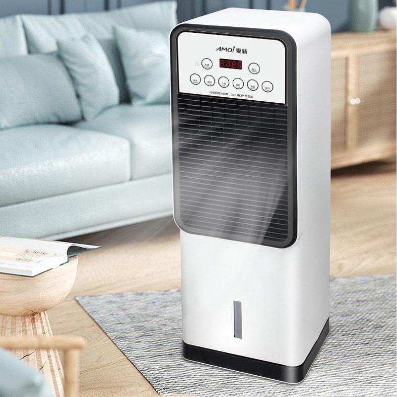 Intelligent Water-cooled Air Conditioning Fan Vertical Electric Fan Household Cooling & Heating Dual-purpose Bladeless Fan