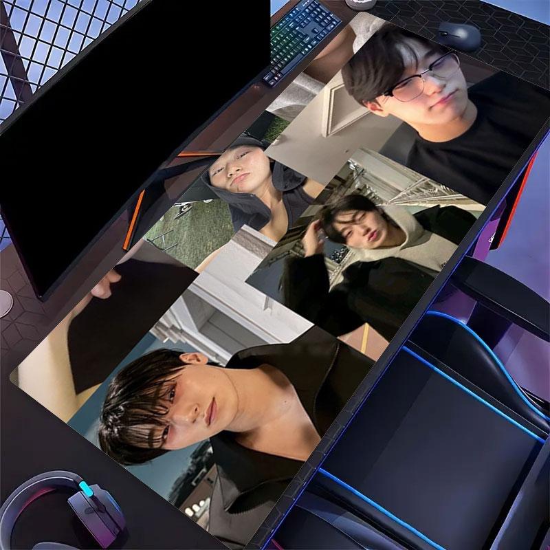 Choi San Mouse Pad, Large Gaming Desk Mat, Non-slip XXL Mousepad for Laptop & Tablet, Mini PC Playmat with Stitched Edges