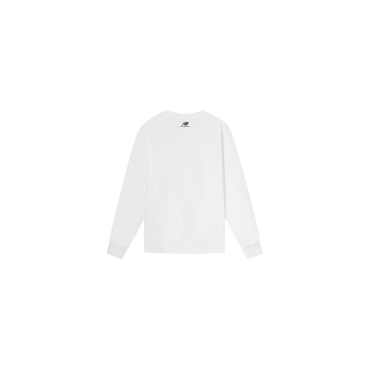 New Balance T Shirt Unisex Ivory White 5DD12073-IV