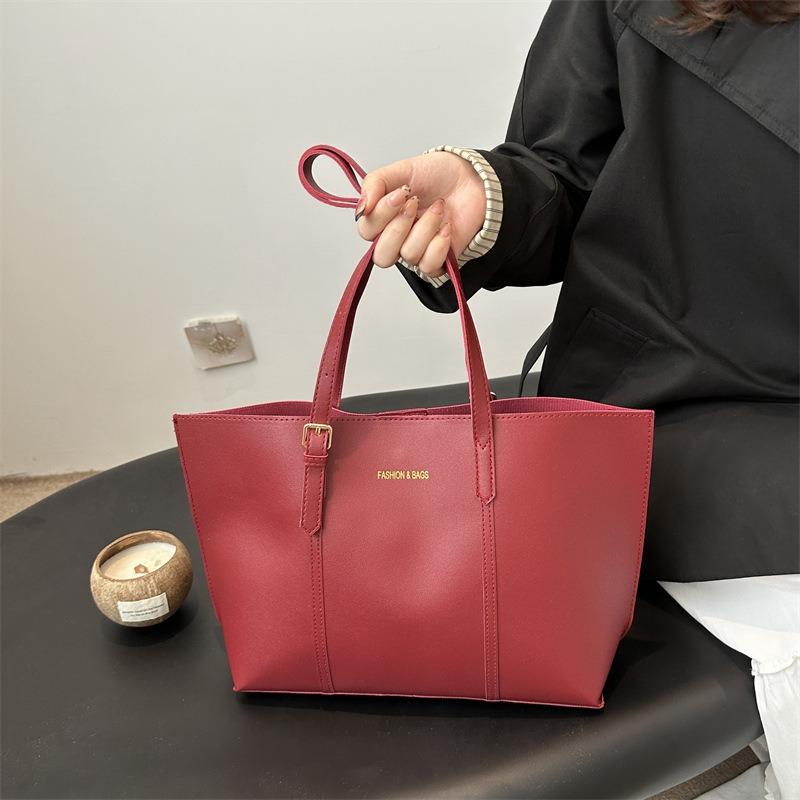 Big bag women's winter new trendy simple large capacity trendy tote bag casual shoulder bag