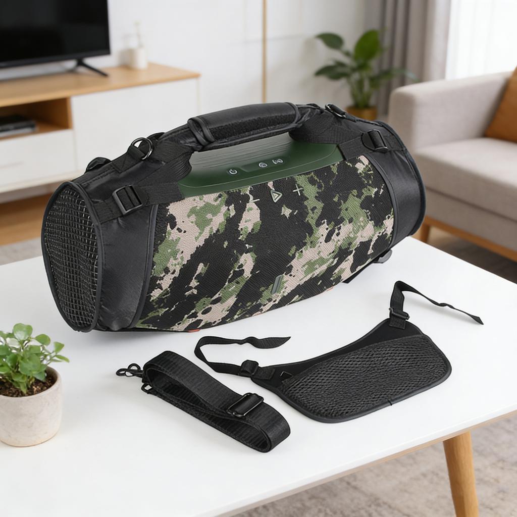 Przenośny Pokrowiec na Głośnik z Regulowanym Paskiem na Ramię Ochronna Wymienna Osłona Głośnika do JBL Boombox 4 Akcesorium