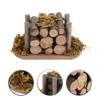Tiny Wood Pile Set For Outdoor Garden Displays Miniature Props Ideal For Dollhouses Model Decoration
