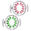 Anti-Cellulite Leg Massage Roller Lymphatic Drainage Deep Tissue Therapy Thighs Arm Back Shoulder Muscle Relaxation Massage Tool with 12 Rollers