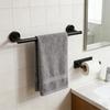 Stainless Steel Towel Rings Robe Hook Toilet Paper Holder Adhesive Towel Rack for Modern Bathrooms Easy to Install