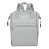 New Large Capacity Solid Color Multifunctional Mommy Backpack for Outdoor Baby Care