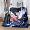 Cute Cartoon Cardcaptor Sakura Soft Plush Blanket,Flannel Blanket Throw Blanket for Living Room Bedroom Bed Sofa Picnic Cover 3D