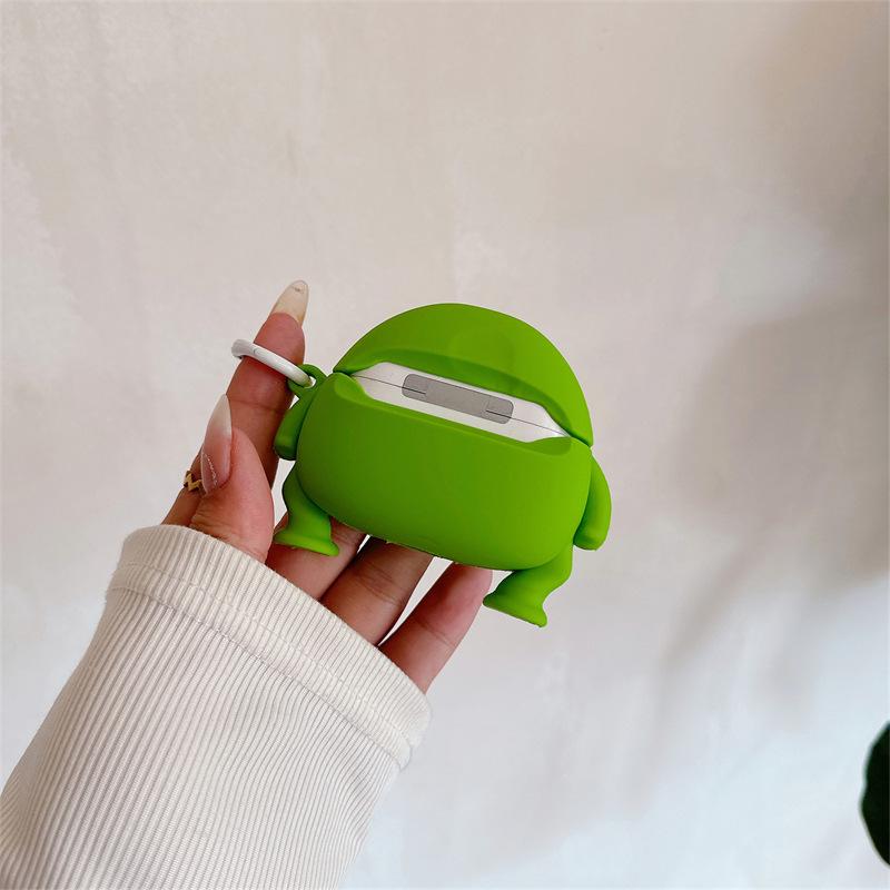 Frog for AirPods pro2 apple bluetooth wireless 2 earphone cover 3rd generation cute silicone creative pendant male